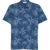 Tricou polo Gran Sasso Floral-Print albastru