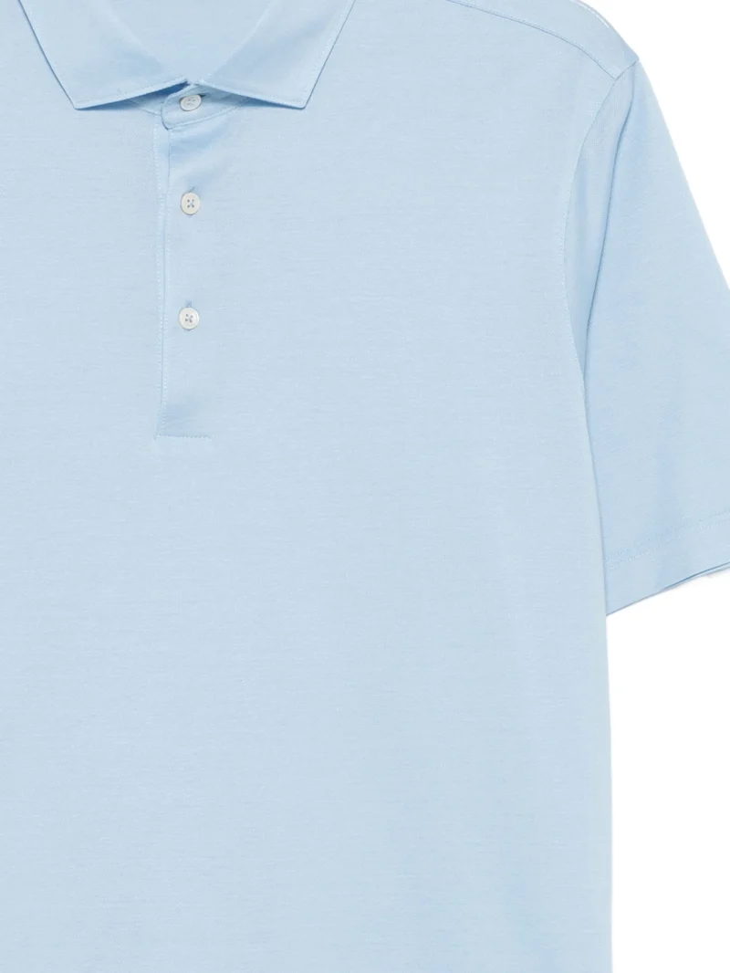 Tricou polo Gran Sasso Short-Sleeve albastru - imagine 3