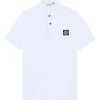 Tricou Polo Stone Island Pique-Weave albastru