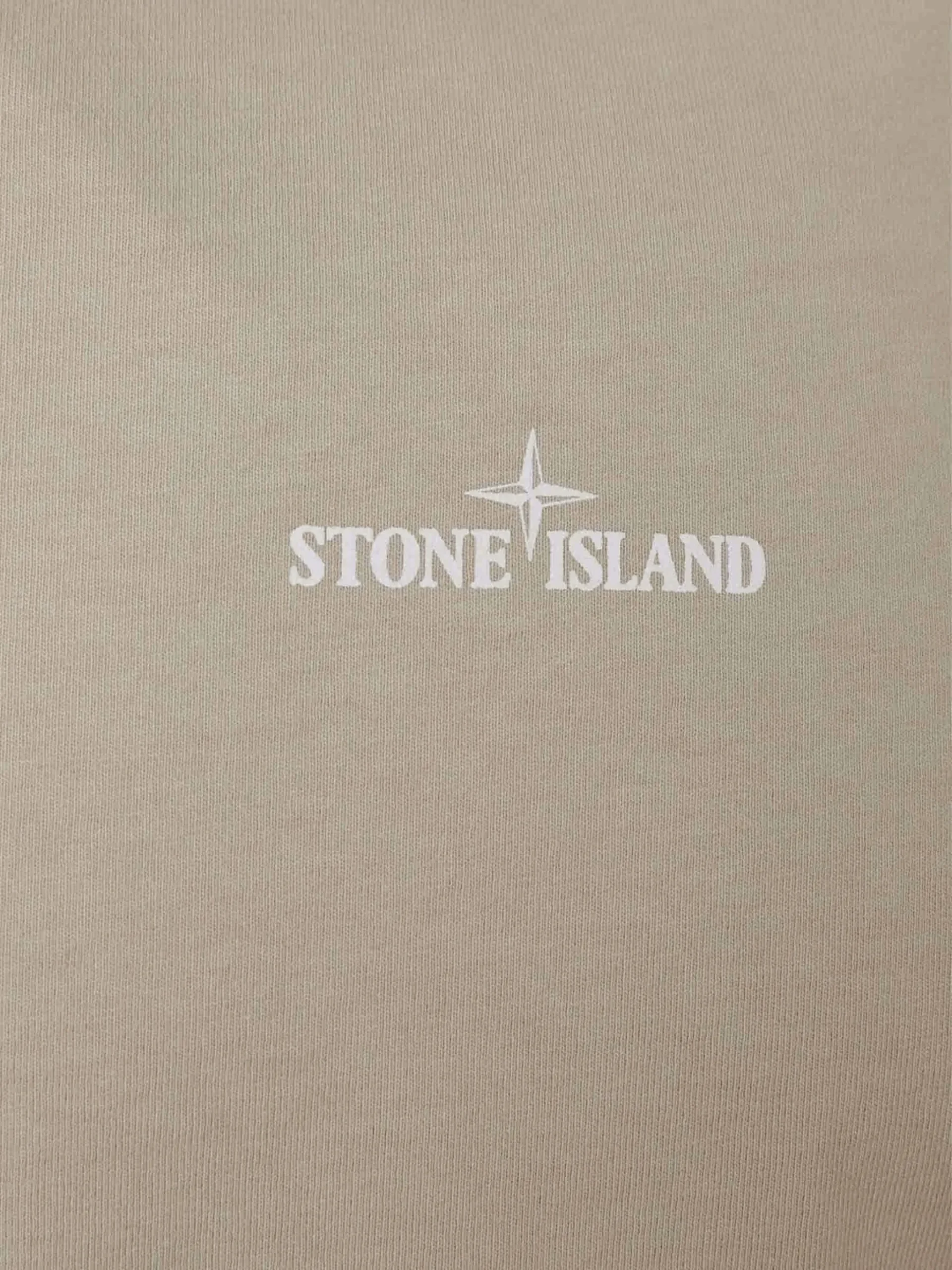 Tricou Stone Island circular-logo gri - imagine 3