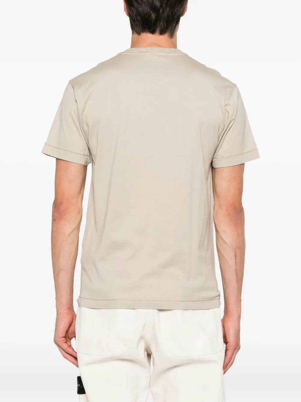 Tricou Stone Island Compass-Patch bej - imagine 2