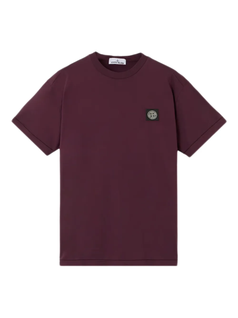 Tricou Stone Island Compass-Patch visiniu