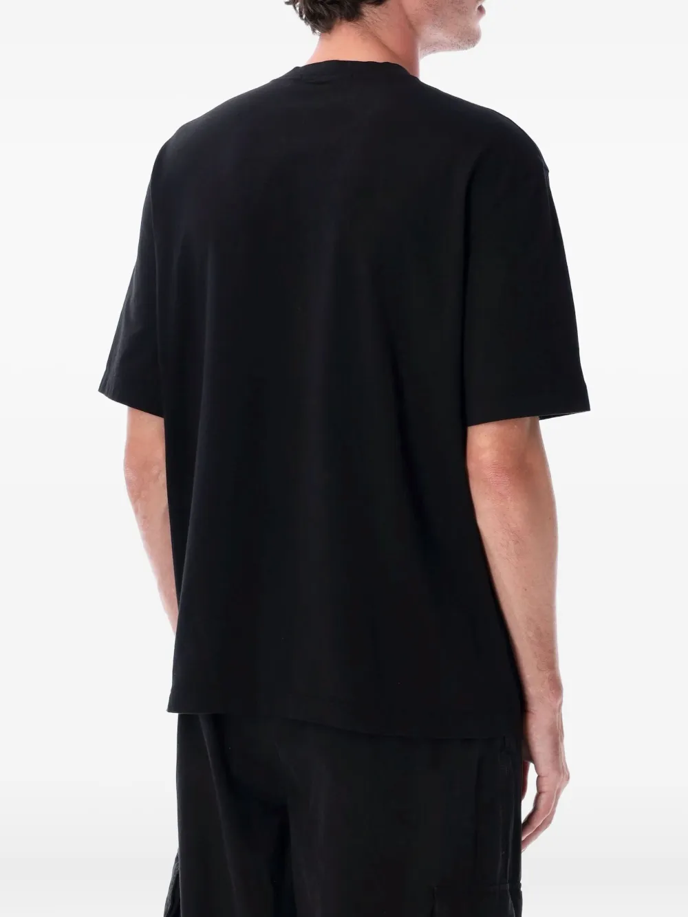 Tricou Stone Island Logo Patch negru - imagine 2