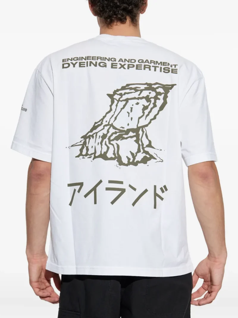 Alternative view of Tricou Stone Island Star-Print alb