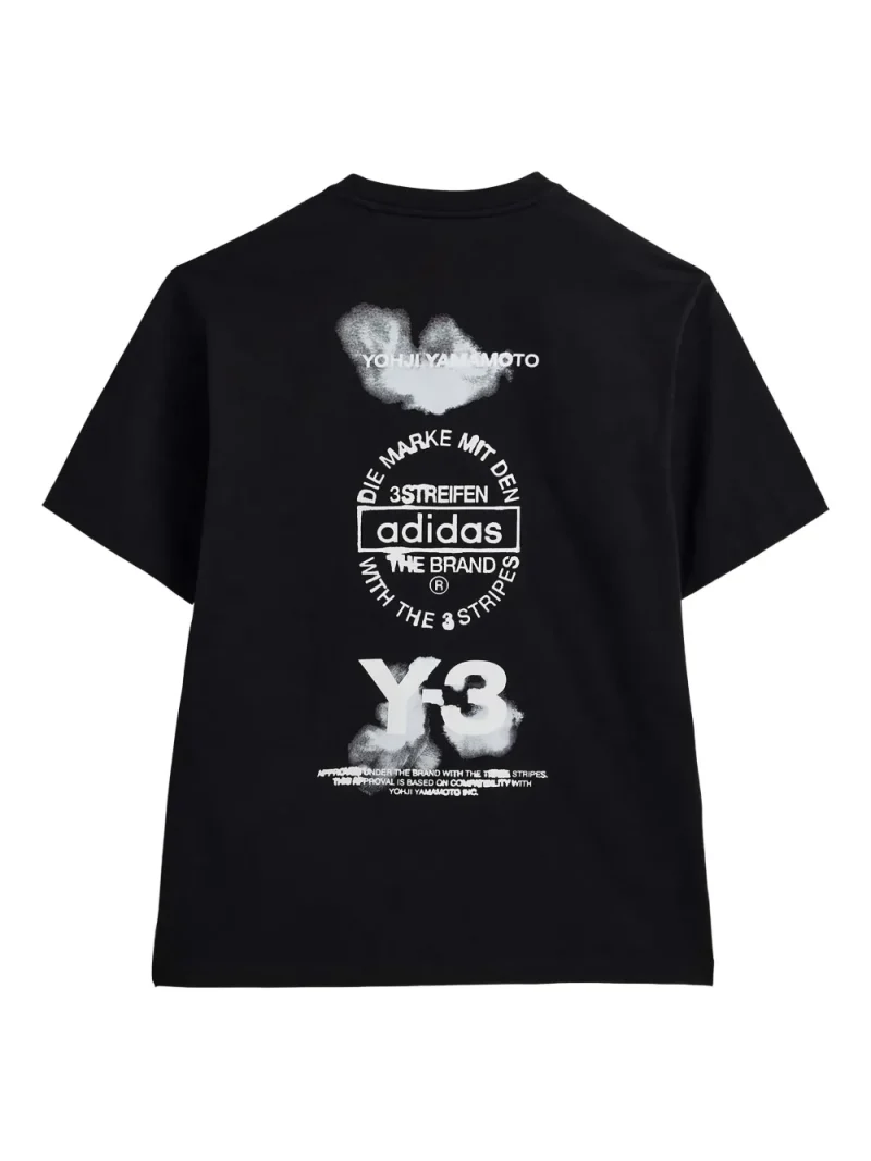 Alternative view of Tricou Y-3 Logo-Print negru
