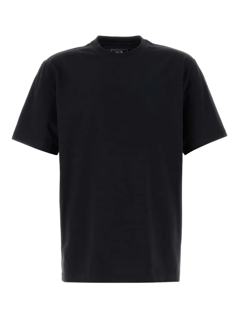Tricou Y-3 logo-print negru