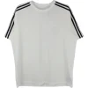 Tricou Y-3 Three-Stripe Short-Sleeve alb