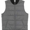 Vesta Gran Sasso Quilted Wool Gilet gri