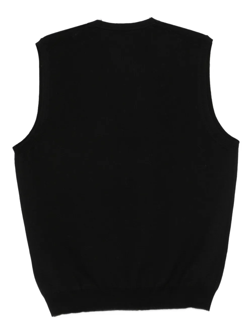 Vesta Gran Sasso Virgin Wool Sleeveless negru - imagine 2