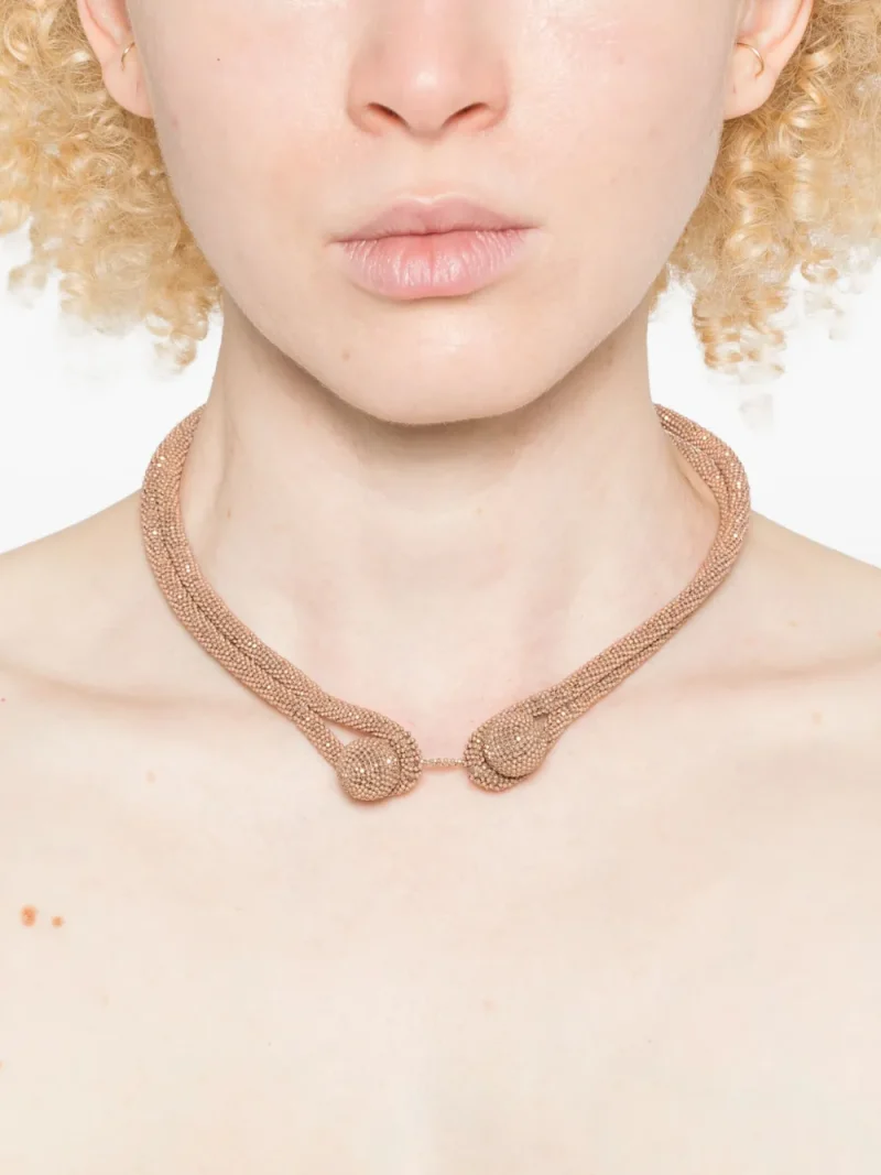 Alternative view of Colier Fabiana Filippi Beaded-Sphere auriu