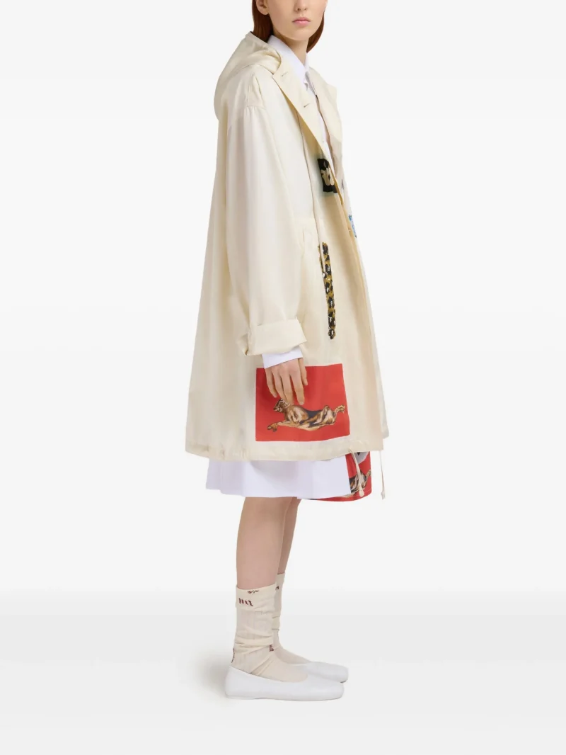 Alternative view of Camasa Marni graphic print button-up alb