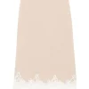Fusta Fabiana Filippi Lace-Trimmed Pencil bej