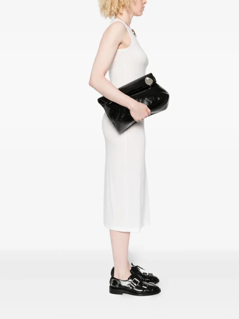 Alternative view of Geanta Jil Sander Jewel zip clutch negru