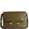 Geanta Marni trunkaroo crossbody verde