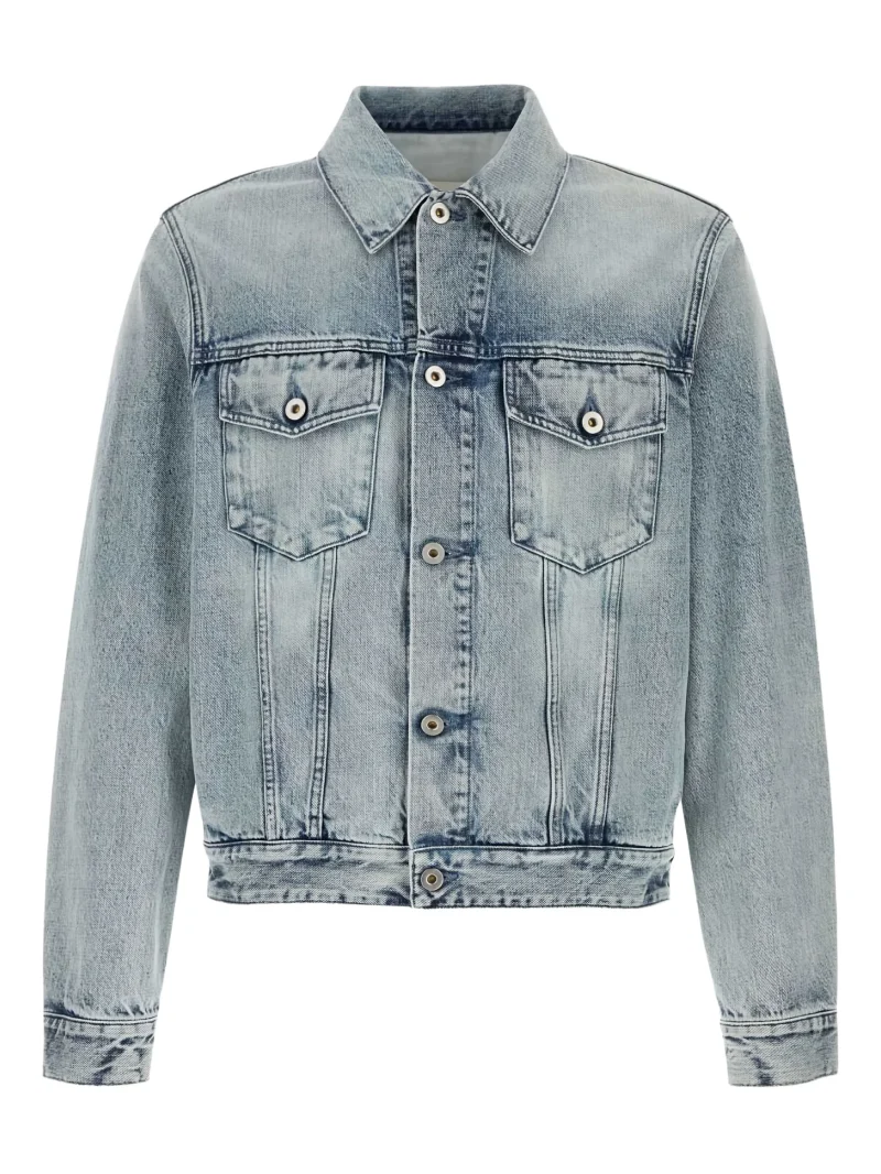 Alternative view of Jacheta Jil Sander cotton denim albastru