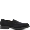 Loafers Doucal's penny-slot suede bleumarin