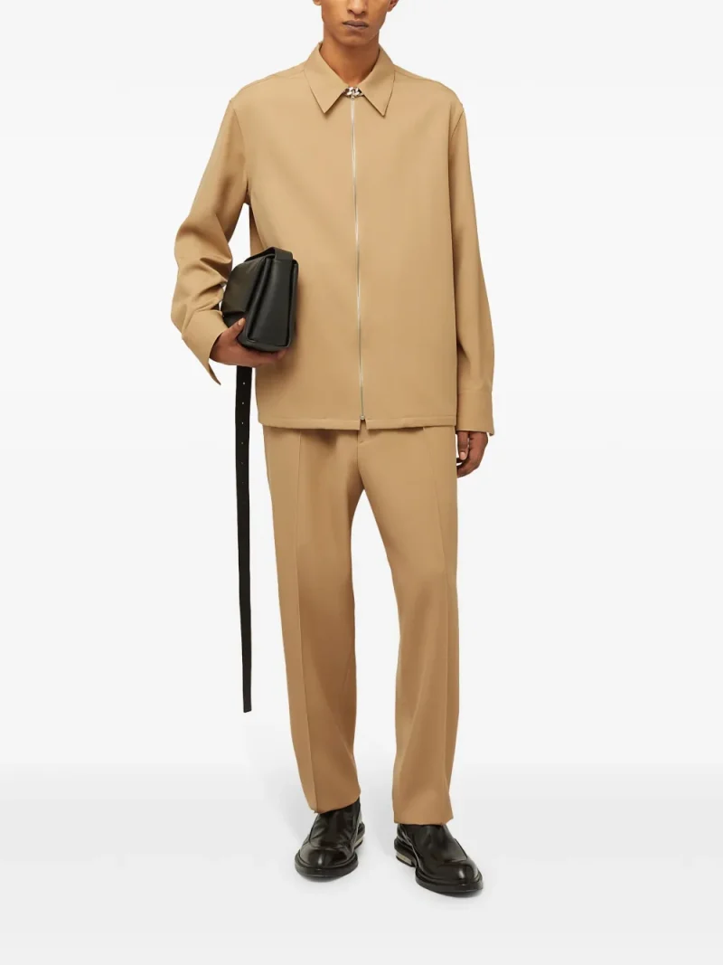Alternative view of Pantaloni Jil Sander elasticated-waist tapered bej