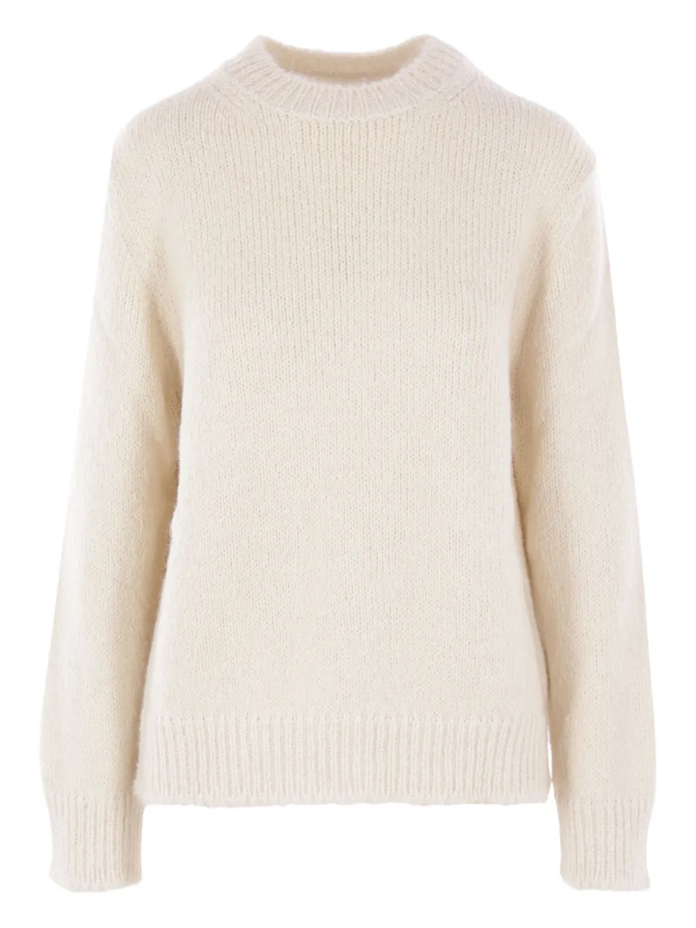 Pulover Jil Sander long-sleeves ecru
