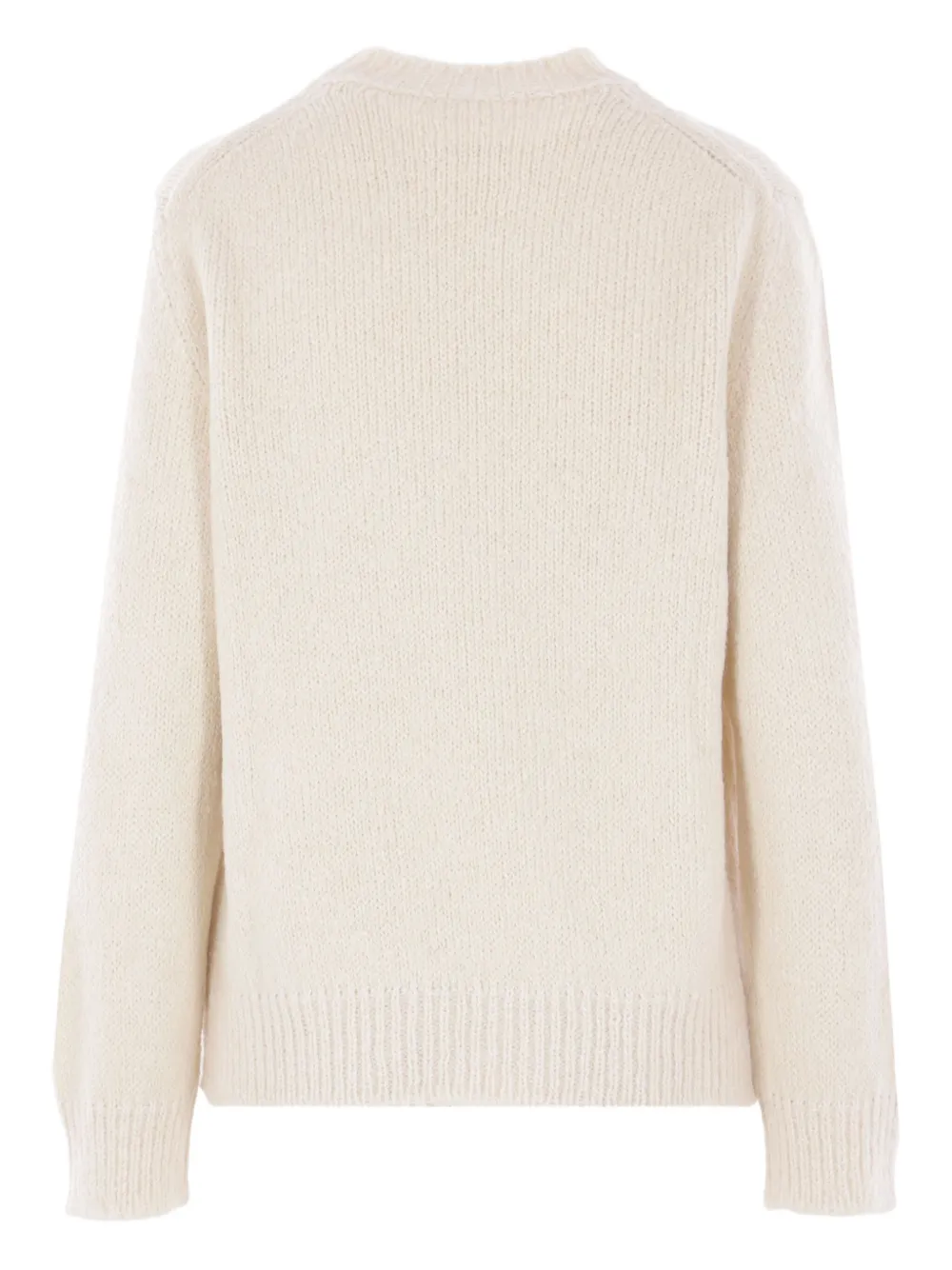 Pulover Jil Sander long-sleeves ecru - imagine 2