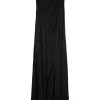 Rochie Jil Sander maxi Satin negru