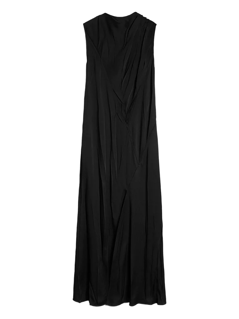 Rochie Jil Sander maxi Satin negru