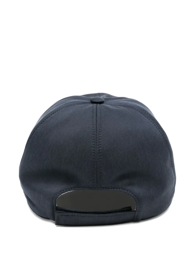 Alternative view of Sapca Eleventy touch-strap silk baseball albastru