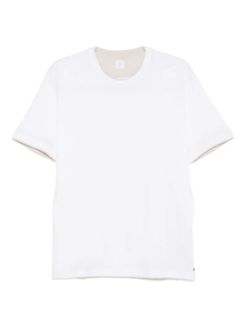 Tricou Eleventy cotton alb