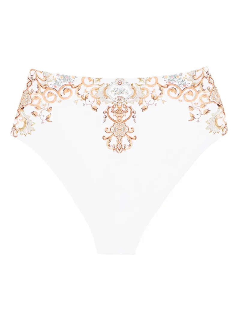 Alternative view of Bikini Camilla Embellished High-Waist alb