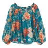 Bluza Alemais Floral-Print Off-Shoulder