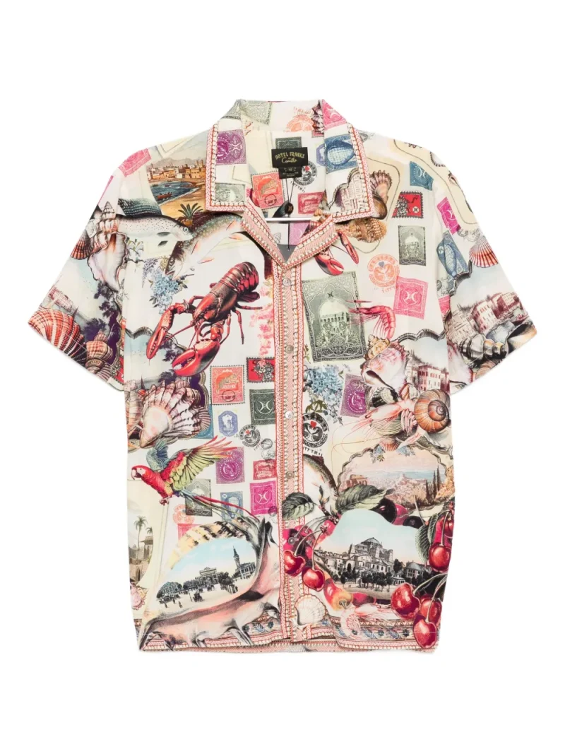 Camasa Camilla Notes From The Road multicolor