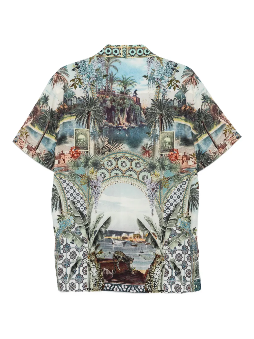 Camasa Camilla Palm-Tree multicolor