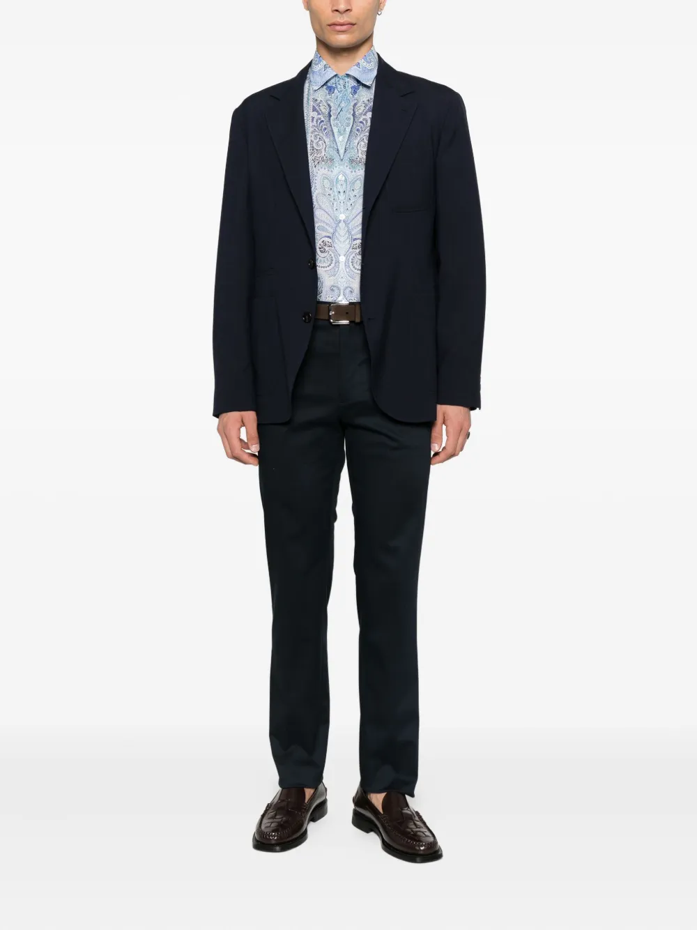 Camasa ETRO Paisley-Print albastru - imagine 4