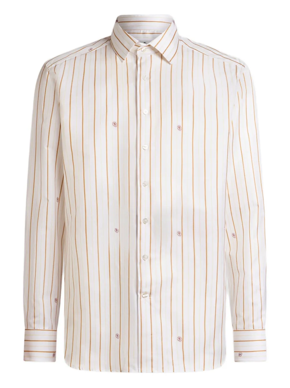 Camasa ETRO Striped Button-Up alb