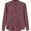 Camasa Etro Striped Long-Sleeve visiniu