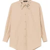 Camasa Fabiana Filippi Embellished-Collar bej