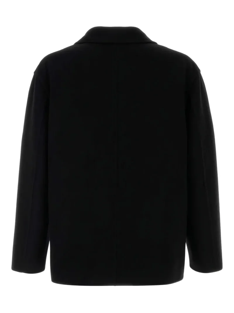 Alternative view of Cardigan Jil Sander point-collar wool negru