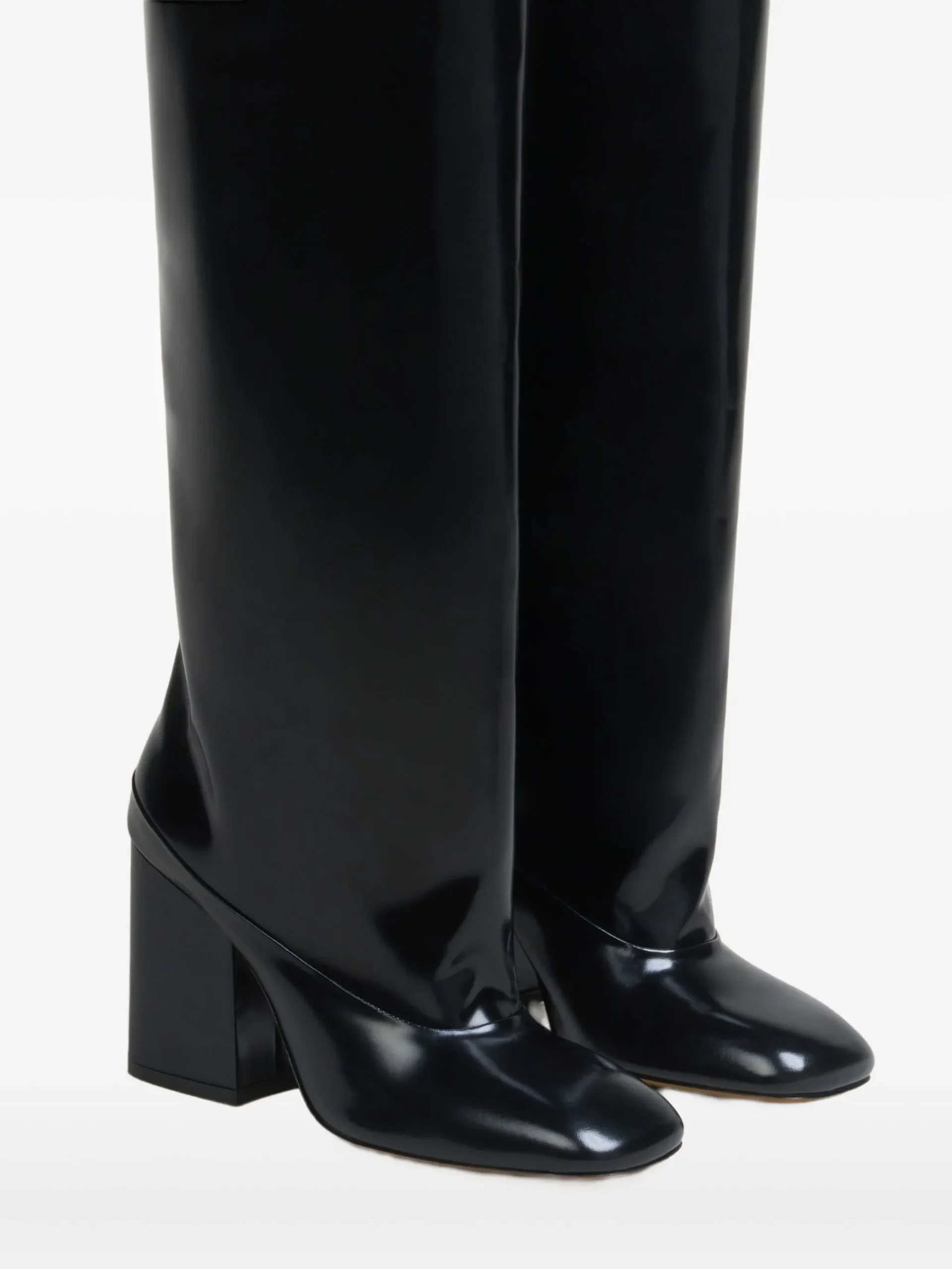 Cizme Marni Trunkaroo knee-high negru - imagine 3