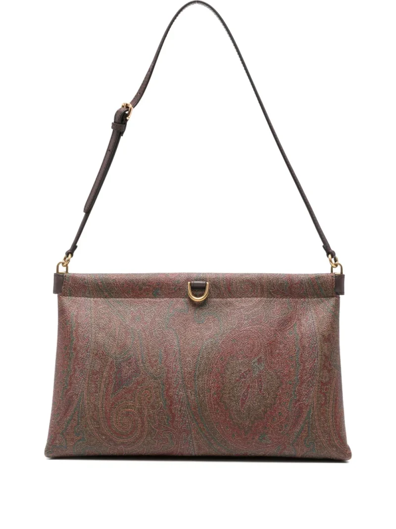 Geanta ETRO Paisley-Pattern Shoulder maro