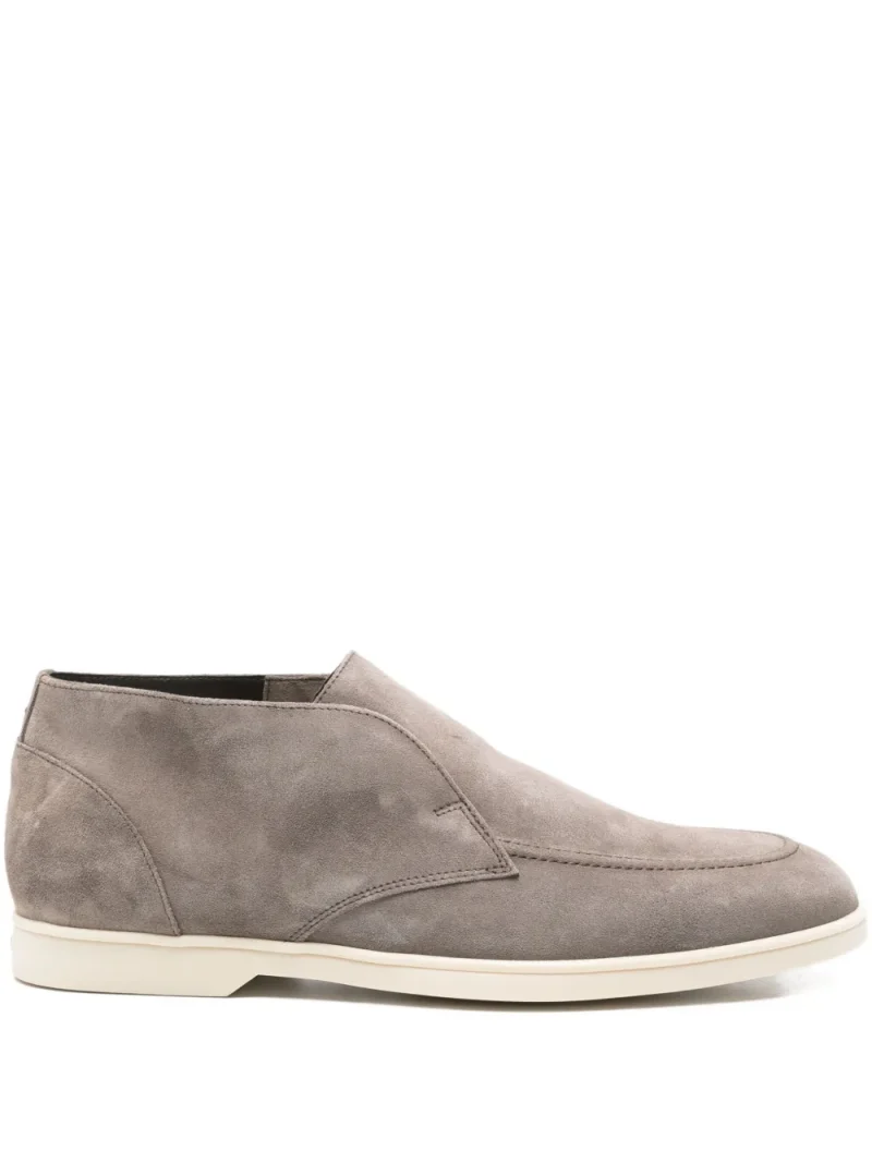 Ghete Doucal’s Suede Slip-On Desert gri
