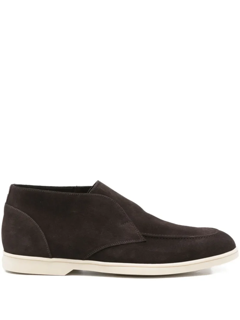 Ghete Doucal’s Suede Slip-On Desert maro