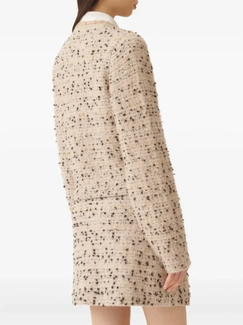 Alternative view of Jacheta Fabiana Filippi Tweed Gold-Button bej