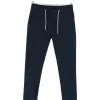 Pantaloni ELeventy Drawstring bleumarin