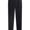 Pantaloni ETRO Tapered Wool bleumarin