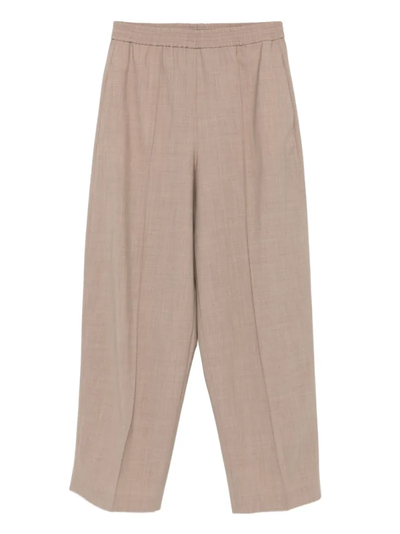 Pantaloni Fabiana Filippi Elastic-Waist bej