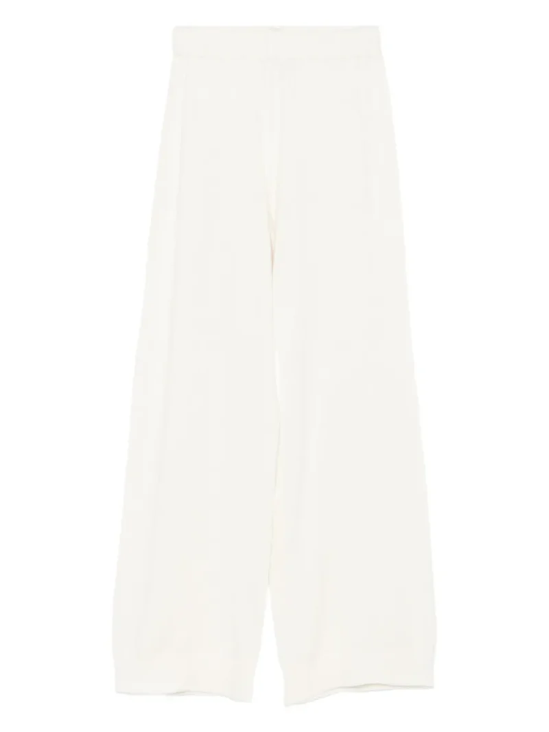 Pantaloni Fabiana Filippi Pleated alb