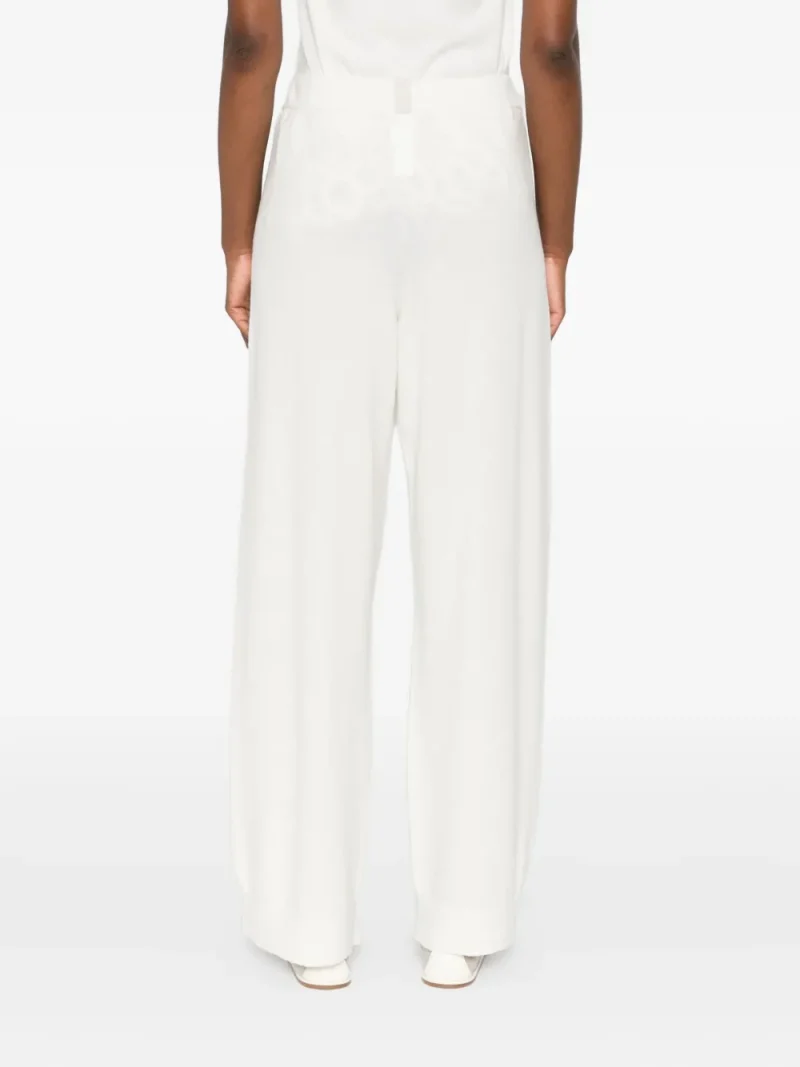 Alternative view of Pantaloni Fabiana Filippi Pleated alb