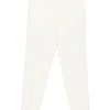 Pantaloni Fabiana Filippi Straight-Leg alb
