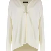 Pulover Fabiana Filippi Cardigan Pearl-Button ecru