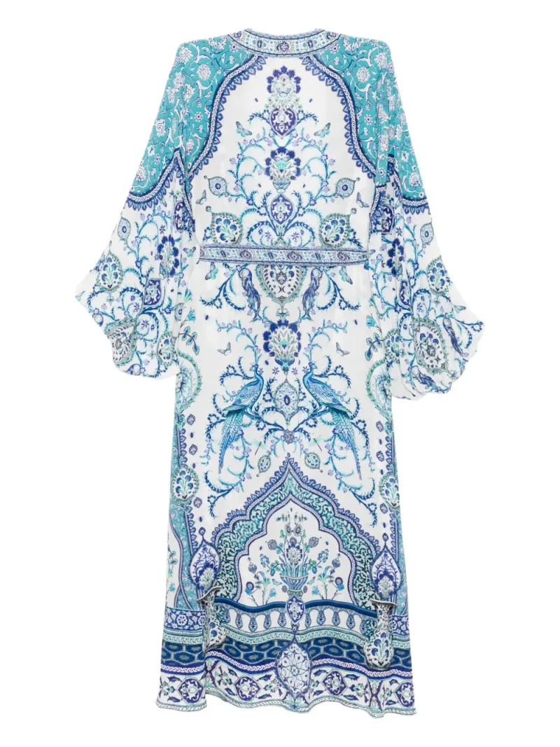 Alternative view of Rochie Camilla Isnik Lullaby Cape albastru