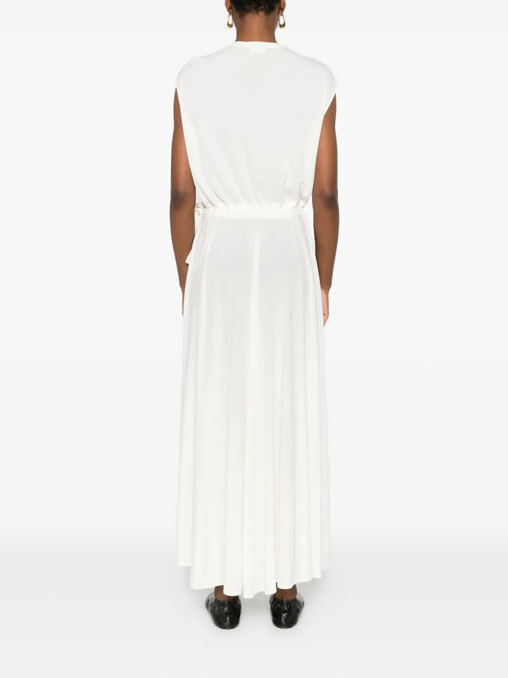 Rochie maxi Fabiana Filippi Sleeveless bej - imagine 2